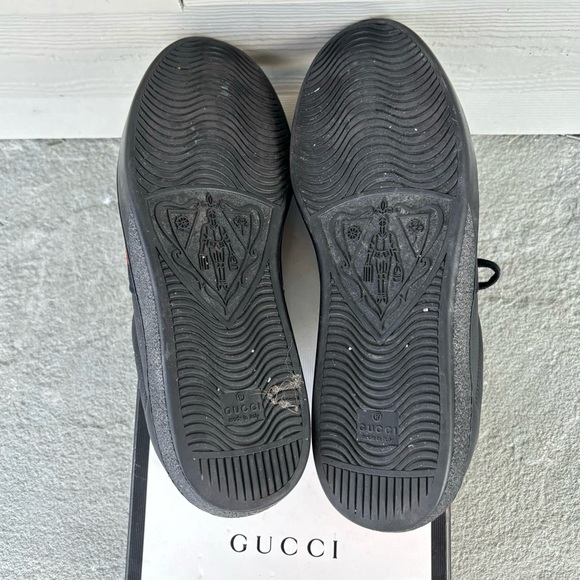 Gucci Ace Sneakers Black with Gold Bee Embroidery 🔥 - Picture 8 of 9